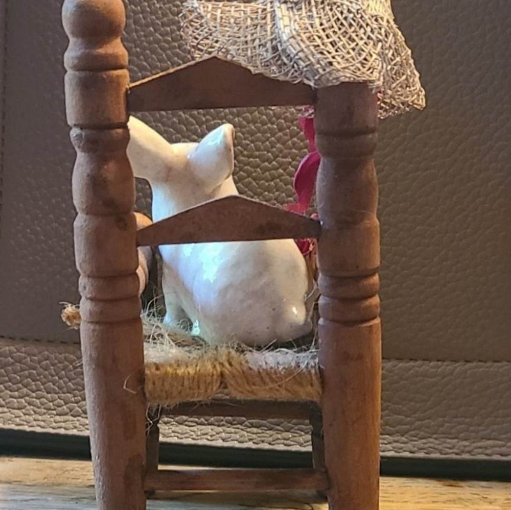 🎀 3/10,00 Vintage Miniature Chair - Picture 7 of 7